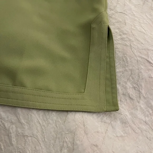 Women's V-Neck Belted Dress - Picture 4 of 6